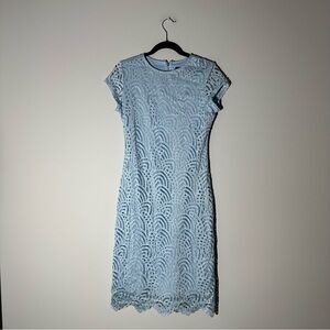 Sharagano light blue dress size 4